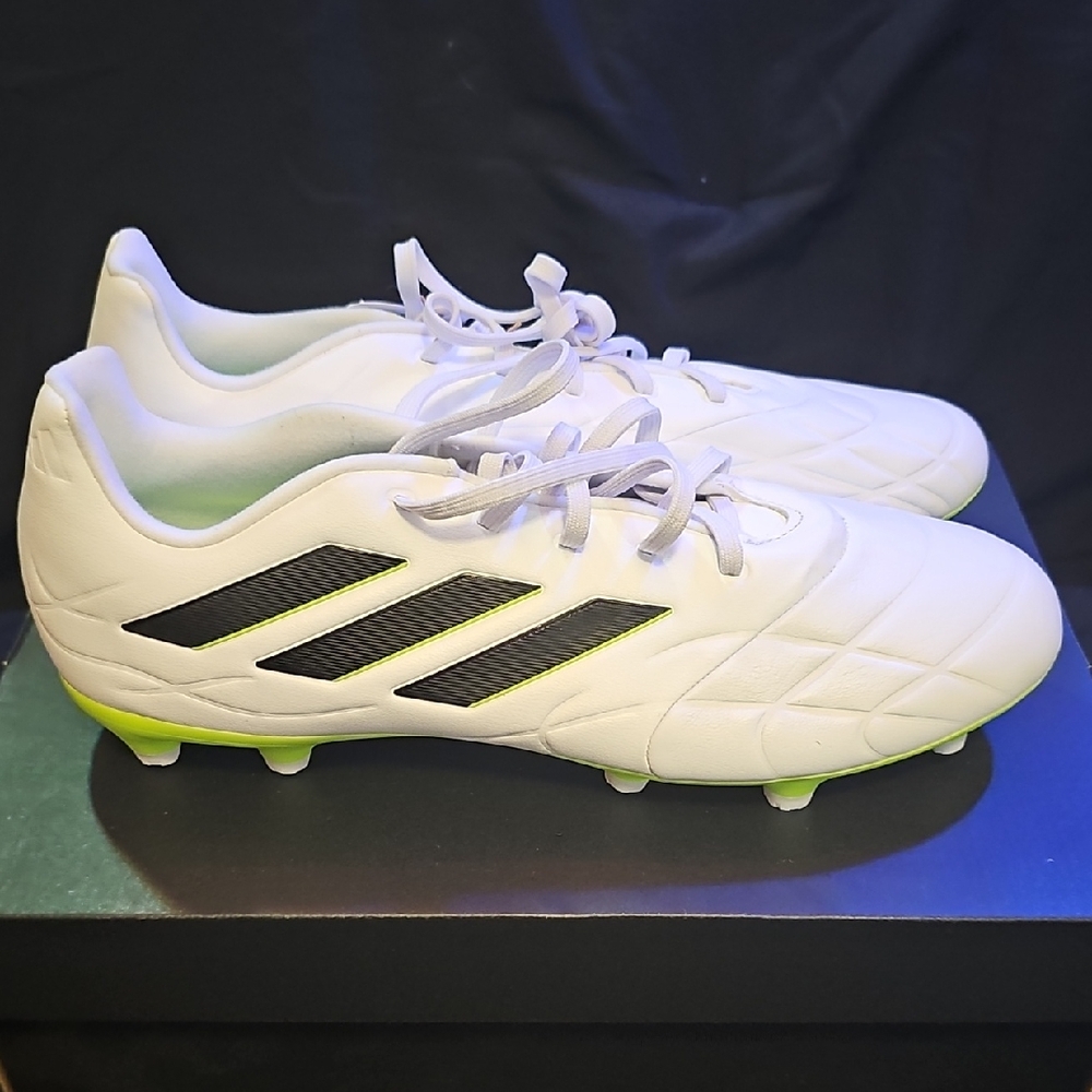 *Brand New* Adidas Copa Pure.3 FG White and Black with Neon Highlights